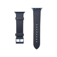 FIXED Kožený řemínek FIXED Leather Strap pro Apple Watch 42/44/45/49mm, modrý