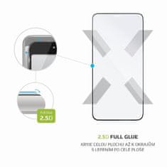 FIXED Ochranné tvrzené sklo FIXED Full-Cover pro Apple iPhone 12/12 Pro, lepení přes celý displej, černé