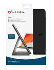 CellularLine Pouzdro se stojánkem Cellularline Folio pro Apple iPad 10,2" (2019/2020/2021), černé