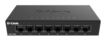 D-Link DGS-108GL Kovový 8-portový Gigabit stolní switch