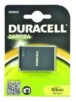 Duracell Baterie - DR9932 pro Nikon EN-EL12, černá, 1000 mAh, 3.7V