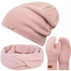 Brødrene Komínové Rukavice Brodrene Pink Set Cap