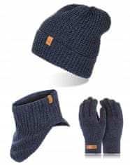 Brødrene Rukavice Na Čepici Navy Warm Tuba Set