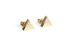 BeWooden Dámské náušnice Virie Earrings Triangle zlatá One size