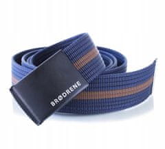 Brødrene Klasický Popruhový Pás Navy Blue Belts 100 Cm