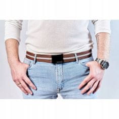 Brødrene Pánský Hnědý Pásek Brodrene Belts Casual 95 Cm