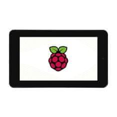 Waveshare 7" kapacitní dotykový displej pro Raspberry Pi, DSI, 800×480 s 5MP kamerou a pouzdrem