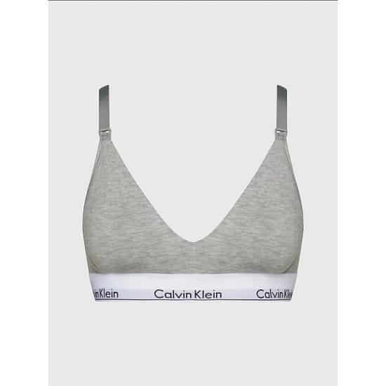 Calvin Klein Dámská podprsenka kojící šedá (QF6218E-020)