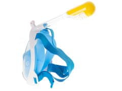 Ikonka Plná skládací maska se šnorchlem L/XL modrá