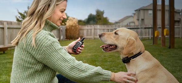 Garmin Elektronický výcvikový obojok Delta SE výcvik psov vibrácie pre výcvik psa dosah prepínač ovládanie pre výcvik výcvikový obojok vodeodolný tlačidlá ergonomické tvarovanie základné povely psa tréning psa trénovanie psov