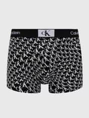 Calvin Klein Pánské boxerky NB3403A ACR černá/bílá - Calvin Klein černá/bílá M