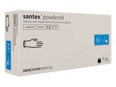 MERCATOR MEDICAL Latexové rukavice Mercator SANTEX pudrované (smooth), 100 ks Velikost: XS