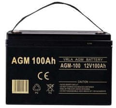 Iso Trade 20805 Bezúdržbová baterie AGM 12V 100Ah