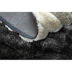 eoshop Moderní koberec FLIM 006-B1 shaggy, Vlny - Strukturální šedá (Velikost: 80x150 cm)