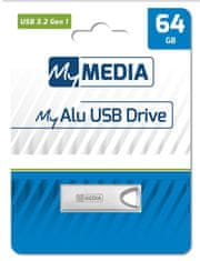 Diskus 64GB USB Flash 3.2 MyAlu stříbrný, MyMedia