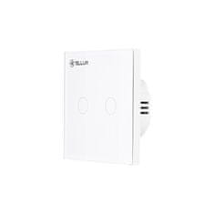 Tellur WiFi Smart Spínač, 2 porty, 1800 W, 10 A., bílý