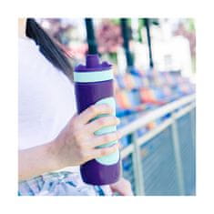 QUOKKA Quokka Sweat, Sportovní plastová láhev AQUA VIOLET 680ml, 06972