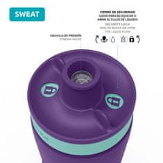 QUOKKA Quokka Sweat, Sportovní plastová láhev AQUA VIOLET 680ml, 06972