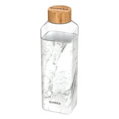 QUOKKA STORM Skleněná láhev se silikonovým povrchem MARBLE, 700ml, 40020