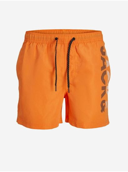 Jack&Jones Oranžové klučičí kraťasy Jack & Jones Fiji