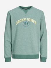 Jack&Jones Zelená klučičí mikina Jack & Jones 164