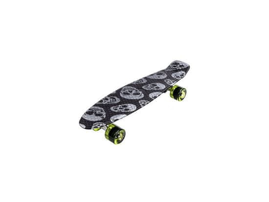 Meteor Flip Multi plastový skateboard lebky varianta 40581