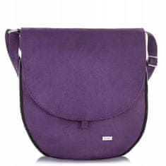 PAOLO PERUZZI Dámská Purple Messenger Bag Paolo Peruzzi Z-19