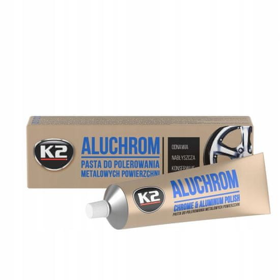 K2 Leštící Pasta Na Kola Aluminium Chrom K2 Aluchrom