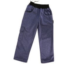 ROCKINO Dětské softshellové kalhoty vel. 110,116,122 vzor 8620 - modré, velikost 122