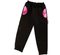 ROCKINO Dětské softshellové kalhoty vel. 128,134,140,146 vzor 8771 - černé, velikost 140