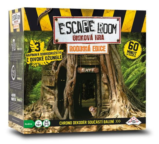 IDENTITY Strategická hra ESCAPE ROOM: úniková hra Rodinná edice - 3 scénáře