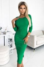 Numoco Dámské midi šaty Oohnandeh světle zelená XL