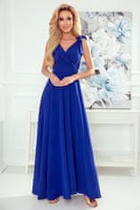 Numoco Dámské šaty 405-2 ELENA, královská modrá, XL