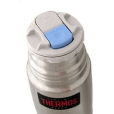 Thermos  Termoska s knoflíkem na uzávěru a hrnek Termoska 0,35l tmavě modrá