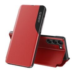 IZMAEL Elegantní knižkové pouzdro View Case pro Samsung Galaxy S23 Plus - Červená KP24503