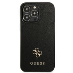 Guess Guess Saffiano 4G Small Metal Logo - Kryt Na Iphone 13 Pro (Černý)