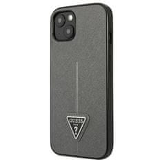 Guess Guess Saffiano Triangle Logo Case - Kryt Na Iphone 13 (Stříbrná)