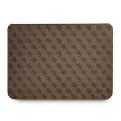 Guess Guess 4G Uptown Triangle Logo Sleeve - Pouzdro Na Notebook 13" / 14" (Hnědá