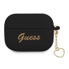 Guess GUESS GUAPLSCHSK AIRPODS PRO KRYT BLACK/BLACK SILICONE CHARM HEART COLLECTION