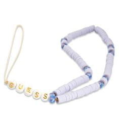 Guess GUESS ZAWIESZKA GUSTPEARU PHONE STRAP LILAK/LILAC HEISHI BEADS