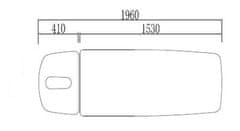 MH Star Elektrické lehátko Goodwill Basic EGB6L29 - bílé