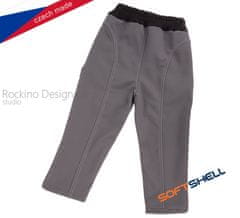 ROCKINO Dětské softshellové kalhoty vel. 110,116,122 vzor 8579 - šedé, velikost 110