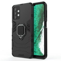 IZMAEL Odolné Pouzdro Ring Armor Case pro Samsung Galaxy A32 5G - Černá KP9708