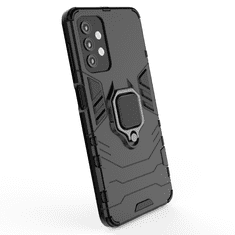 IZMAEL Odolné Pouzdro Ring Armor Case pro Samsung Galaxy A32 5G - Černá KP9708