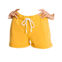 BASIC FEEL GOOD Dámské šortky PRESTIG tmavě žluté RV-SN-4945.06X_328082 L