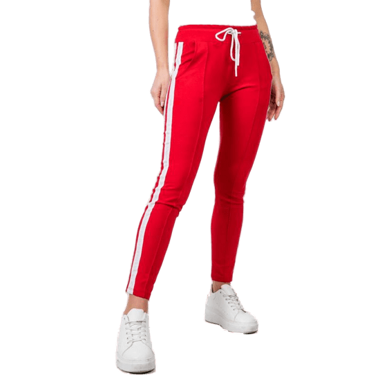 BASIC FEEL GOOD Dámské kalhoty LANEY červené RV-DR-5407.88_347802