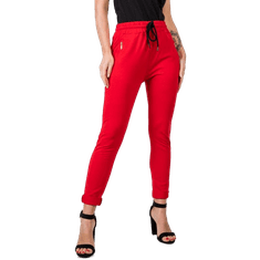 BASIC FEEL GOOD Dámské kalhoty BUNNY červené RV-DR-5465.09X_347821 L