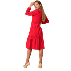 RUE PARIS Dámské šaty Yonne RUE PARIS červené RV-SK-5832.18X_354178 S