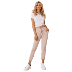 BASIC FEEL GOOD Dámské tepláky LUNA béžové RV-DR-3589.07X_353435 XL