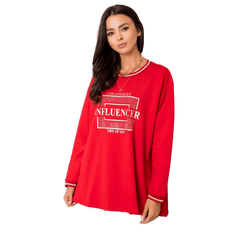 RELEVANCE Dámská mikina DORIANNA červená RV-BL-5863.18_354976 L-XL